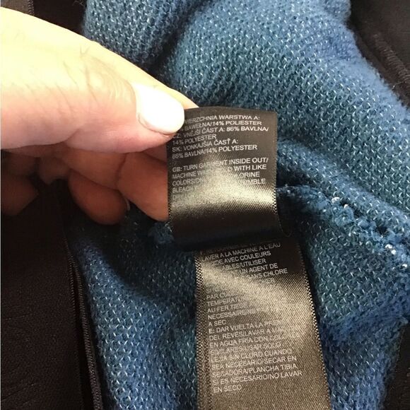 The North Face Blue Thermal Long Sleeve Sweatshirt Size Medium - Picture 9 of 11